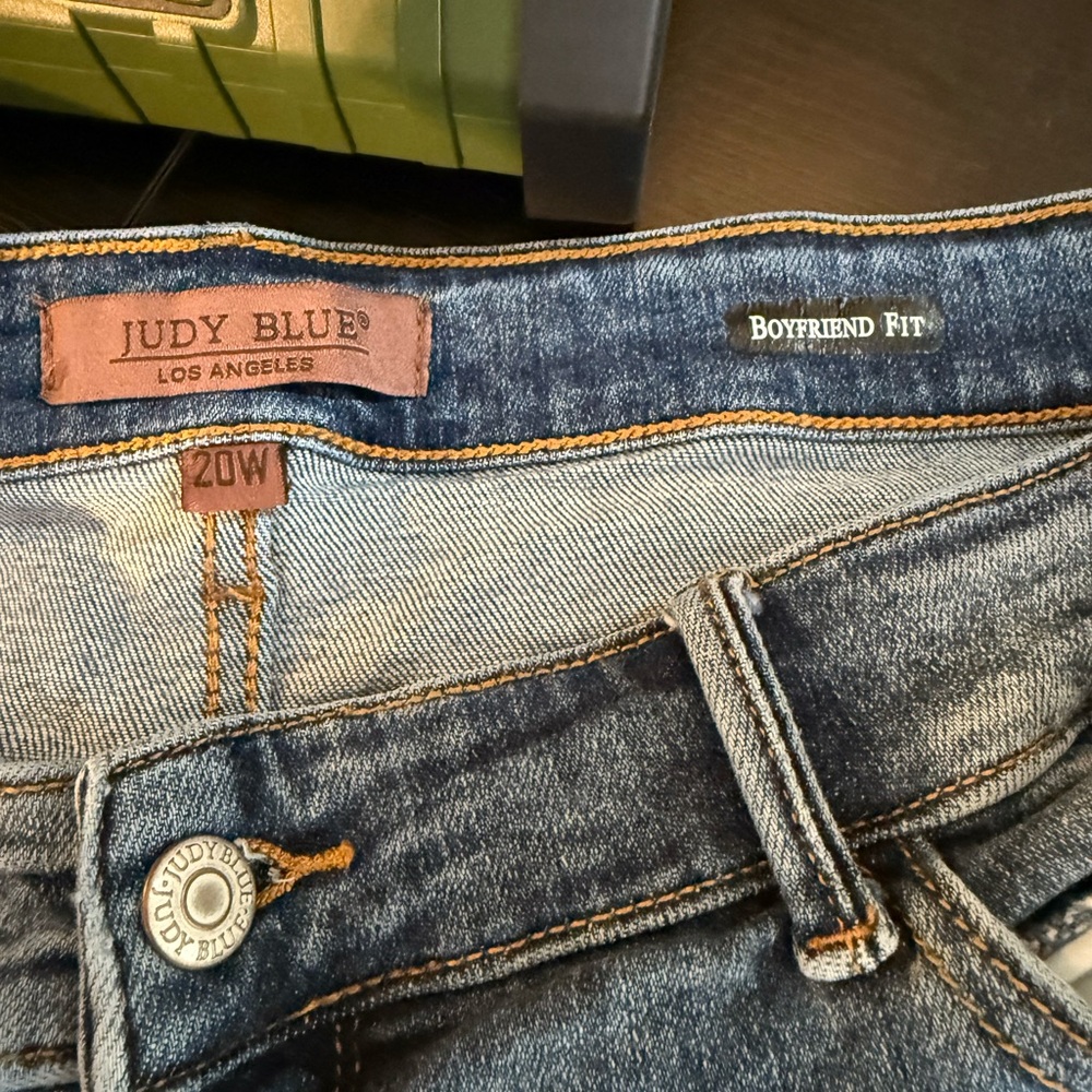 Judy Blue Boyfriend Jeans Blue Relaxed Fit